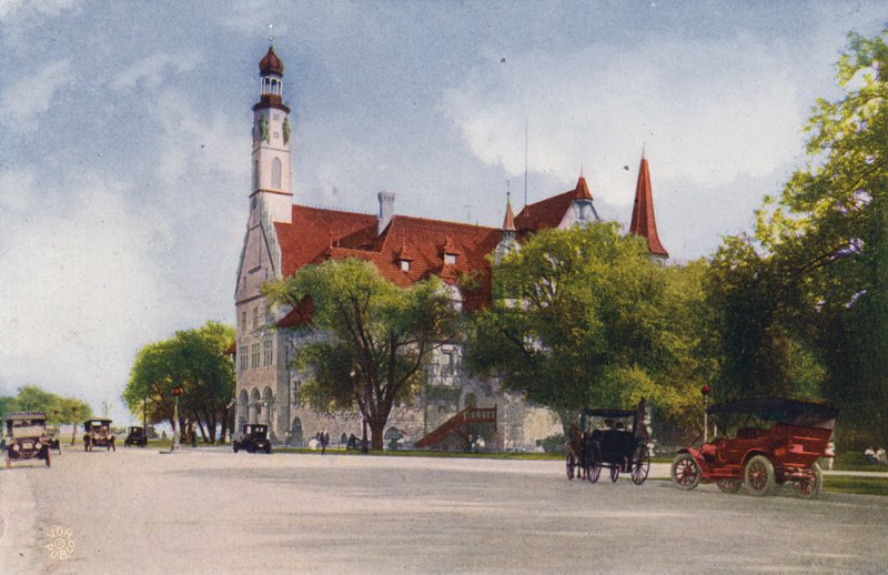 Chicago : German Building, Jackson Park (photo couleur) - American Photographer