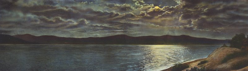 Clair de lune sur la mer de Salton (photo couleur) - American Photographer