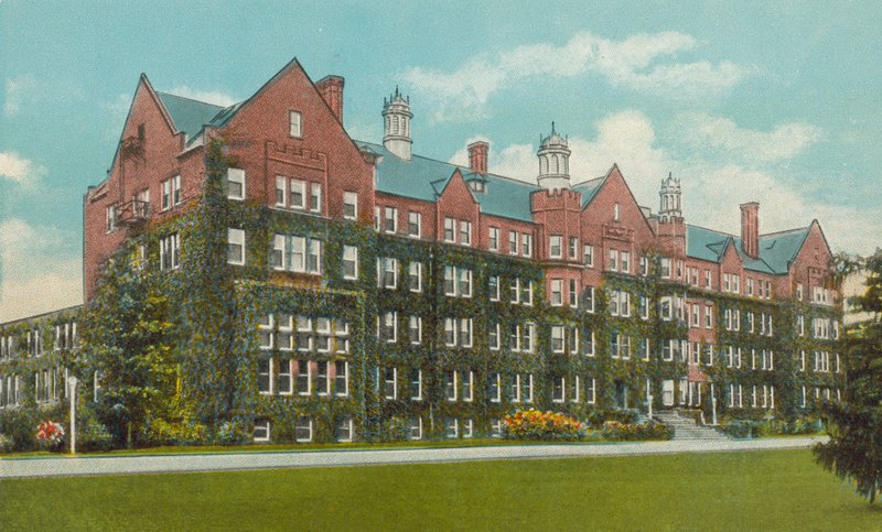 Poughkeepsie : Lathrop Hall, Vassar College (photo couleur) - American Photographer