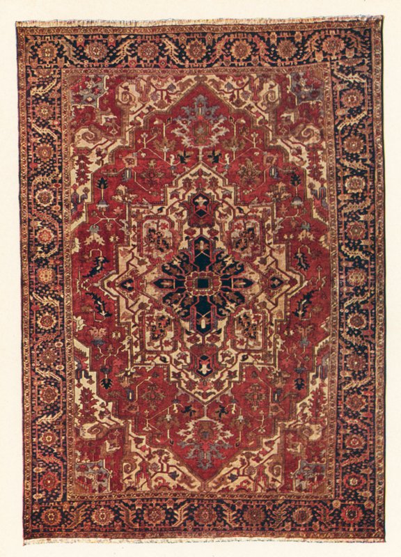 Tapis Serapi (photo couleur) - American Photographer