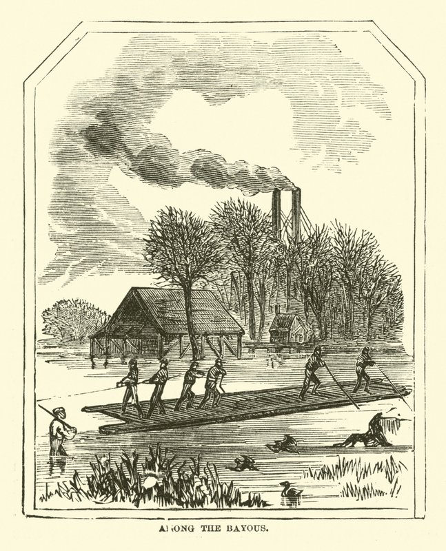 Parmi les bayous, mars 1863 - American School
