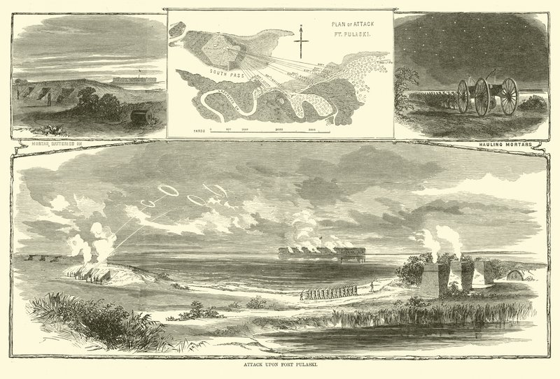 Attaque sur Fort Pulaski, avril 1863 - American School