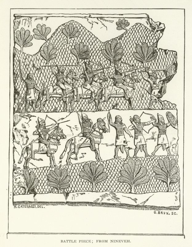Scène de bataille; de Ninive - American School