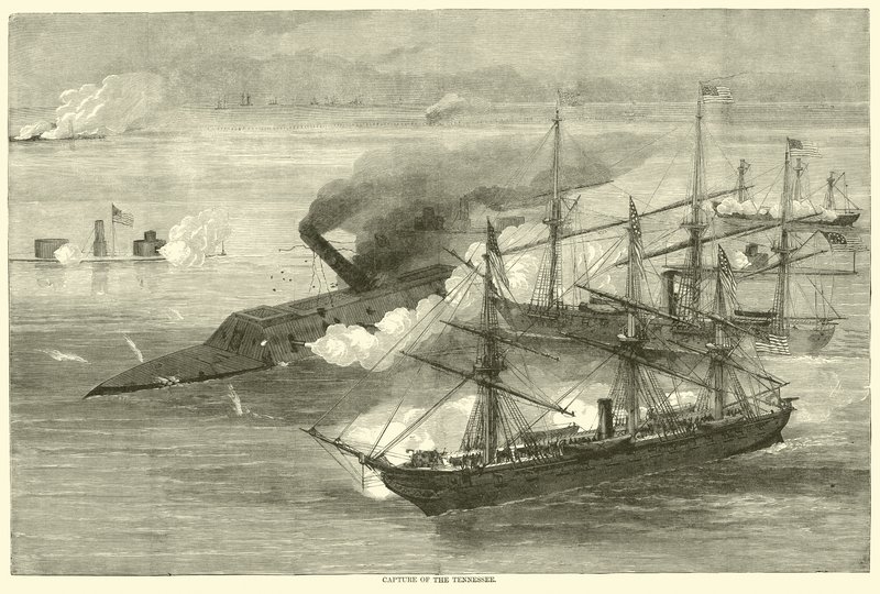 Capture du Tennessee, août 1864 - American School