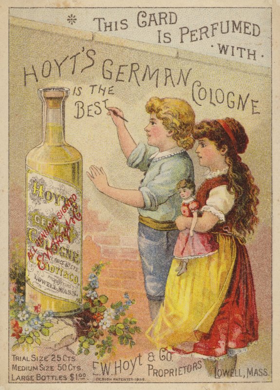 Enfants avec une bouteille de Cologne - American School