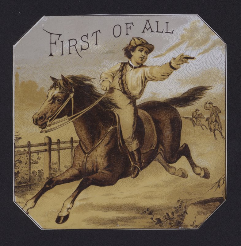 First of All, étiquette de cigare - American School