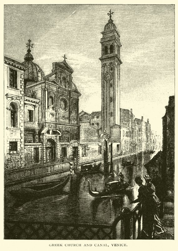 Église Grecque et Canal, Venise - American School