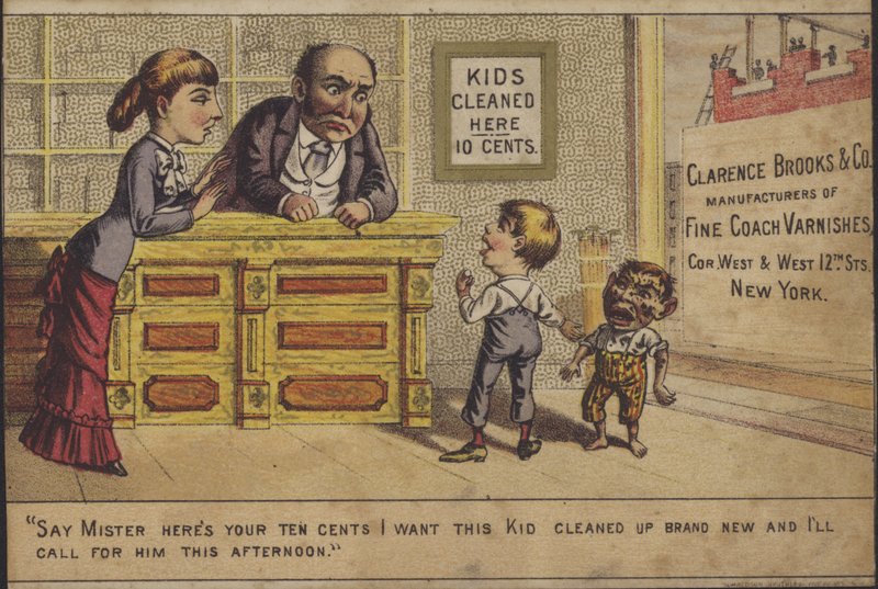 Enfants nettoyés ici - American School