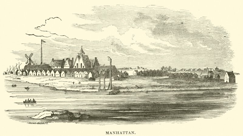 Manhattan (gravure) - American School