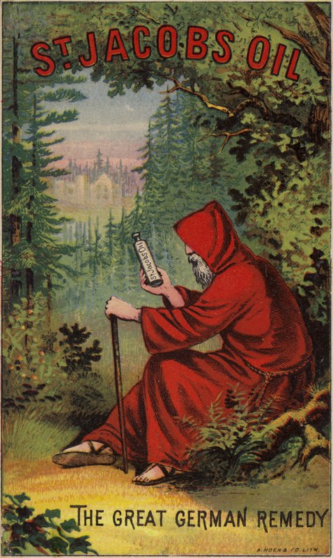 Moine se reposant dans la forêt - American School