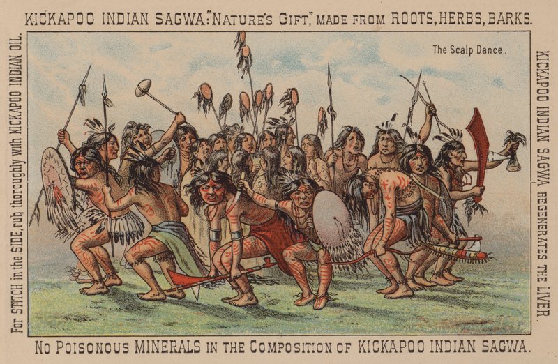 Danse du scalp amérindienne - American School