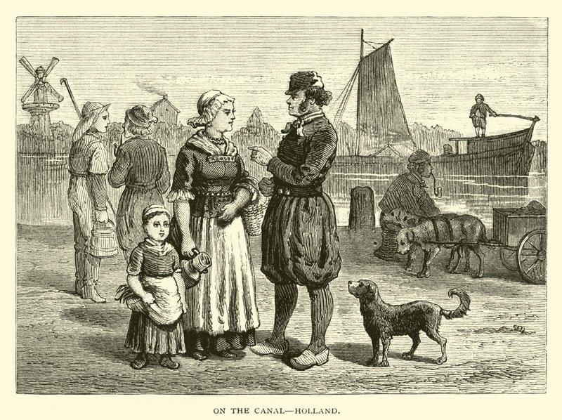 Sur le canal, Hollande - American School