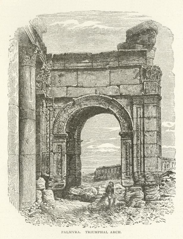 Palmyre, Arc de triomphe - American School
