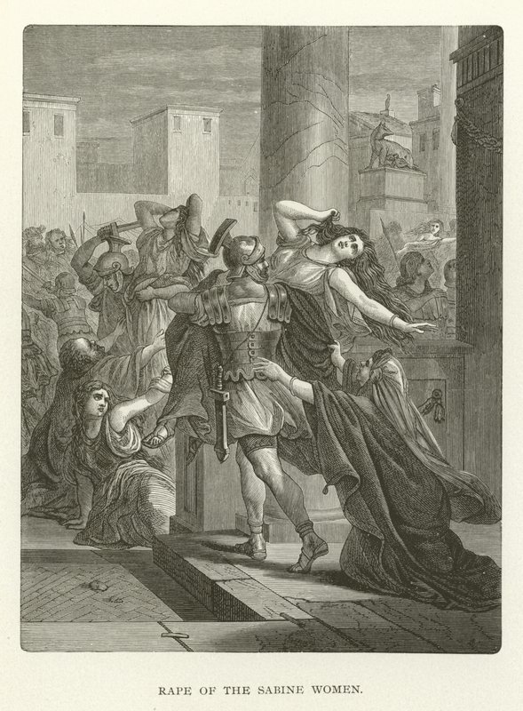 Enlèvement des Sabines - American School