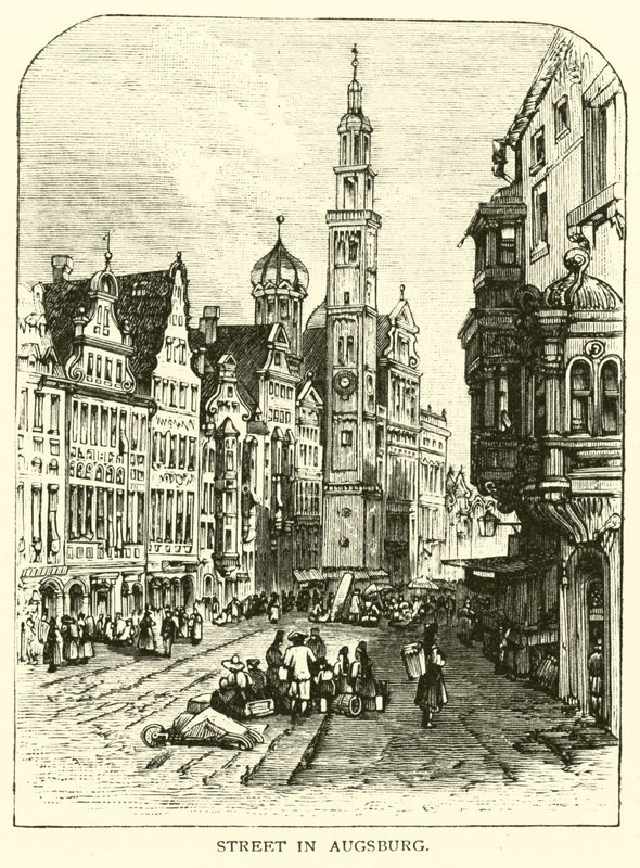 Rue à Augsbourg - American School