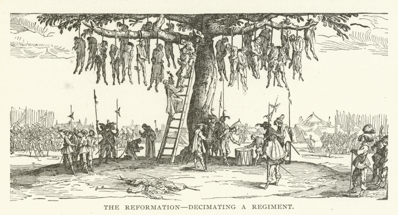 La Réforme, décimant un régiment - American School