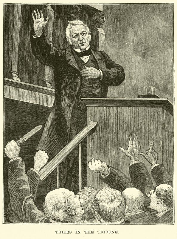 Thiers à la Tribune - American School