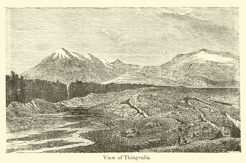 Vue de Thingvalla - American School