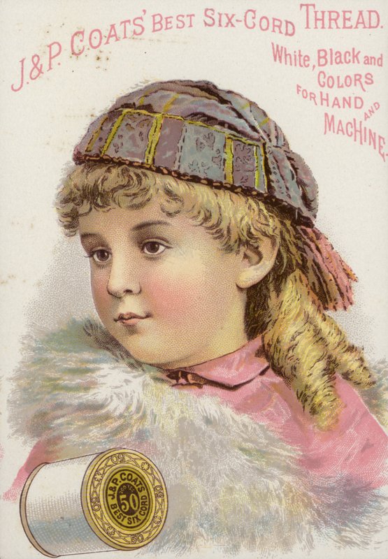 Jeune fille avec un chapeau et une écharpe - American School