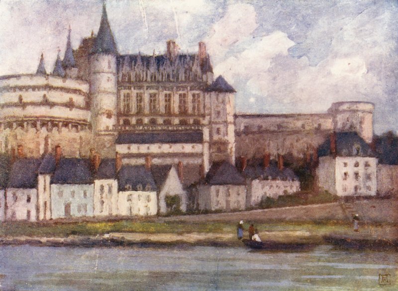 Amboise depuis la Loire - Amy B. Atkinson