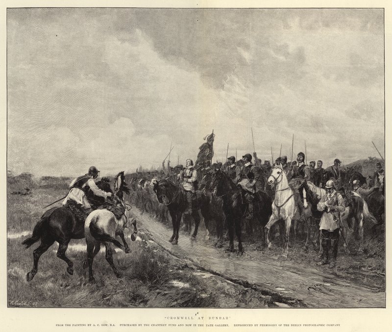 Cromwell à Dunbar - Andrew Carrick Gow