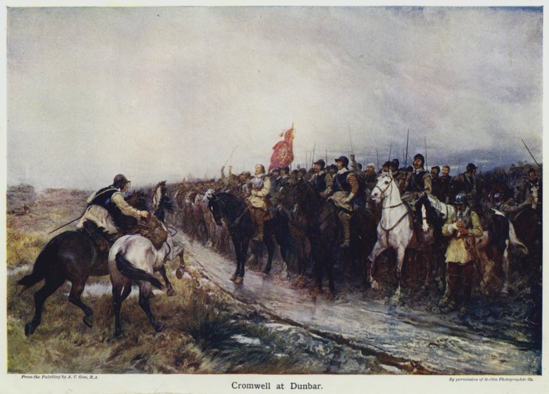 Cromwell à Dunbar - Andrew Carrick (after) Gow