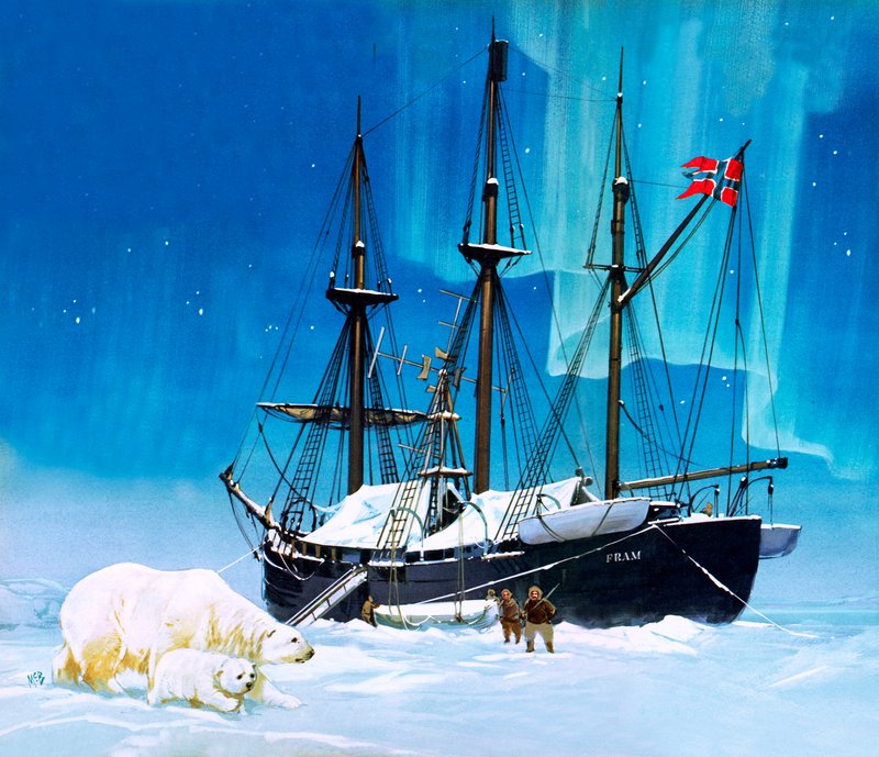 Fridtjof Nansen et le Fram - Angus McBride