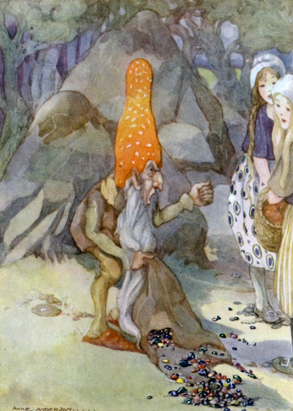 Blanche-Neige et Rose-Rouge - Anne after Anderson