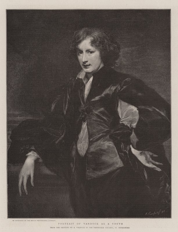 Portrait de Vandyck jeune - Anthony van Dyck