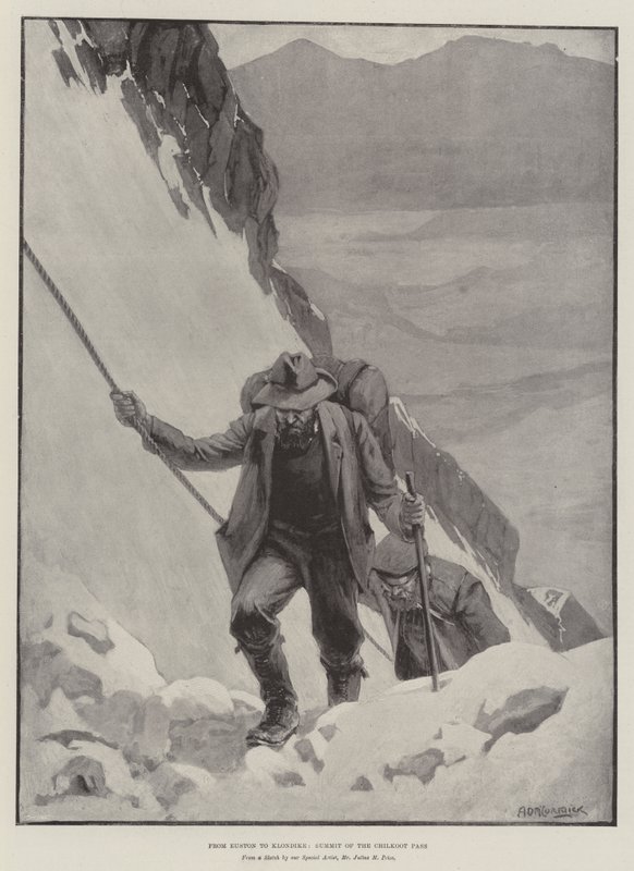 Du Euston au Klondike, Sommet du col Chilkoot - Arthur David McCormick