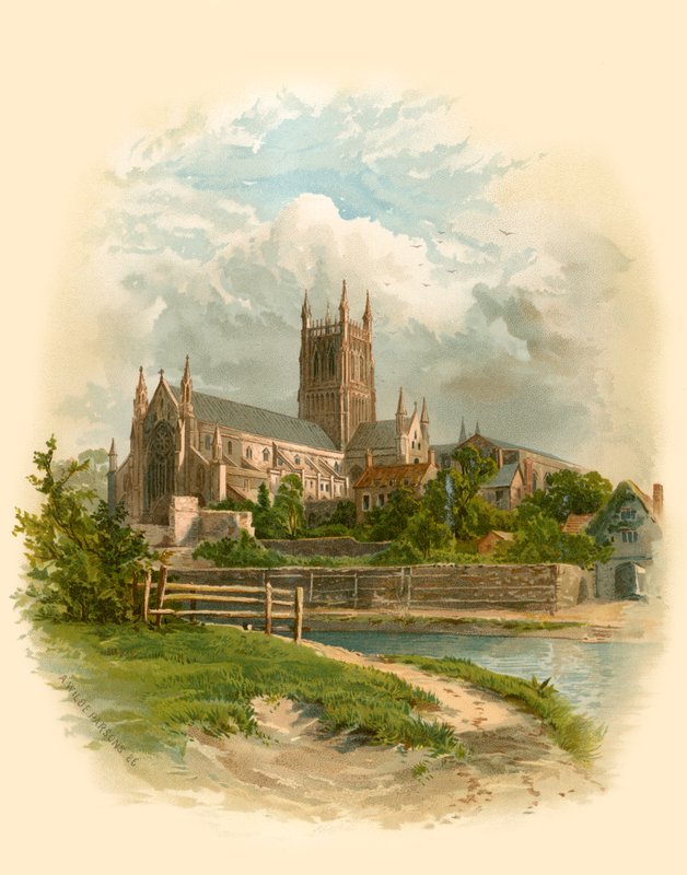 Cathédrale de Worcester, Nord-Est - Arthur Wilde Parsons