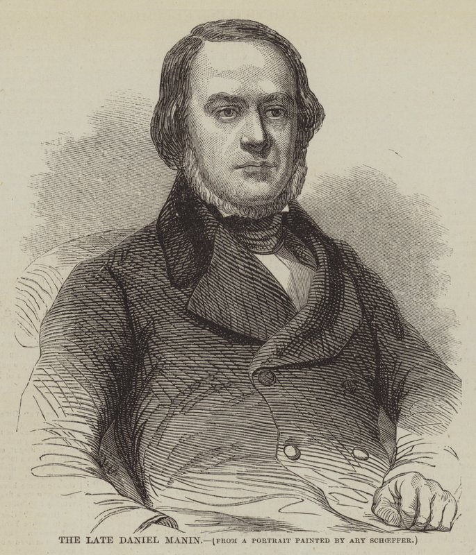 Feu Daniel Manin - Ary Scheffer