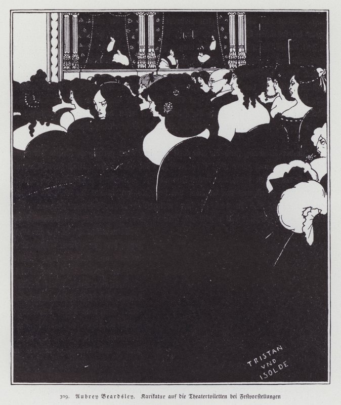 Les wagnériens, 1894 - Aubrey Beardsley