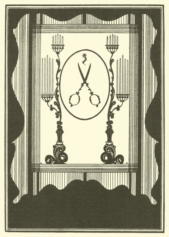 Le Viol du verrou - Aubrey Beardsley