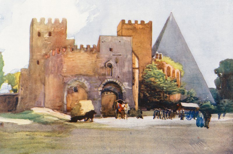 Rome : Porte de S. Paolo - Aubrey Waterfield