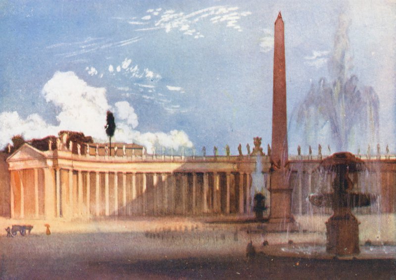 Rome : Piazza de Saint-Pierre - Aubrey Waterfield