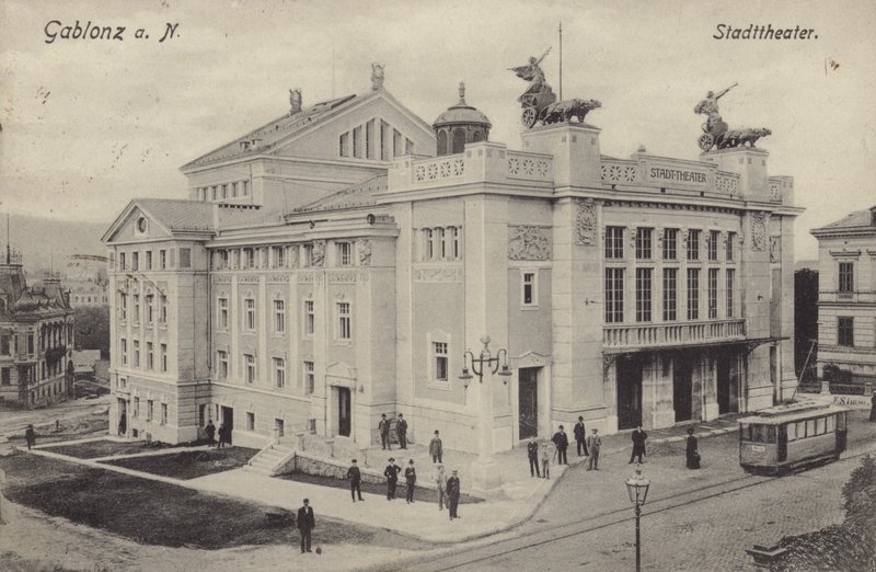 Théâtre, Gablonz an der Neisse, Autriche - Austrian Photographer