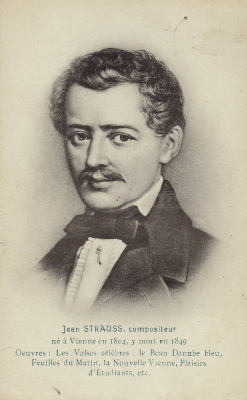 Portrait de Johann Strauss II - Austrian School