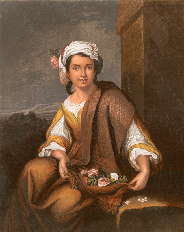 La fille aux fleurs espagnole - Bartolomé Esteban Murillo