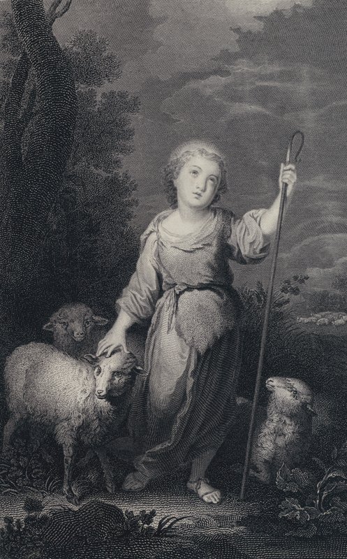 Le Bon Berger - Bartolome Esteban (after) Murillo