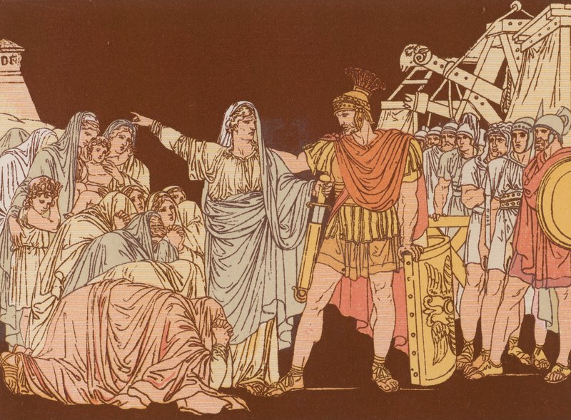 Coriolan et sa mère - Bartolomeo Pinelli