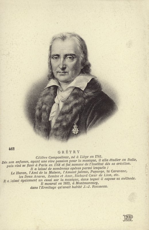 André Grétry, compositeur belge (1741-1813) - Belgian School