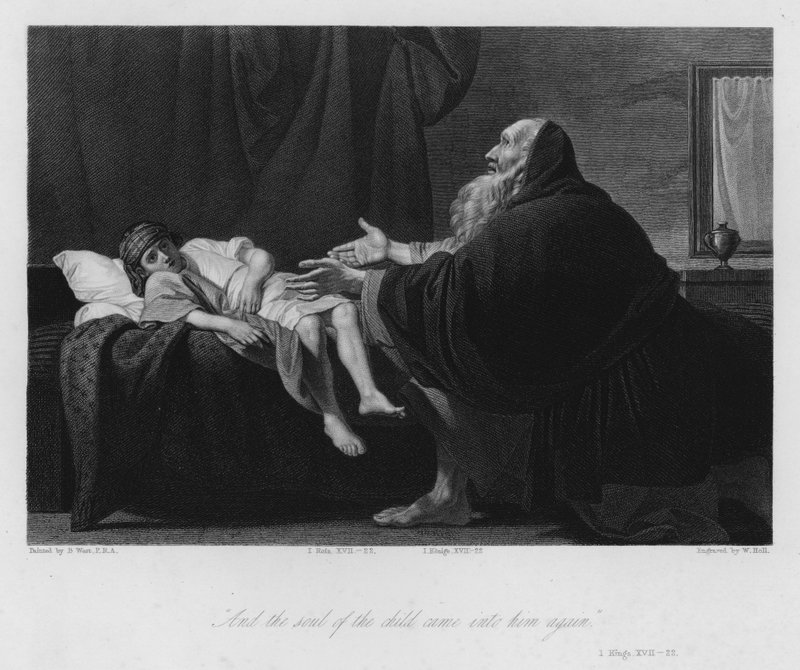 Élie ressuscite le fils de la veuve - Benjamin (after) West