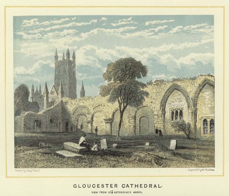 Cathédrale de Gloucester, vue de l