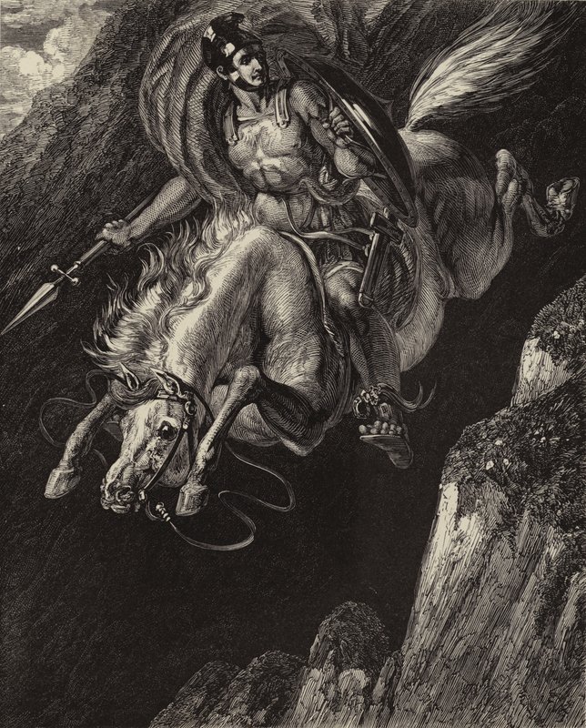 Marcus Curtius - Benjamin Robert after Haydon