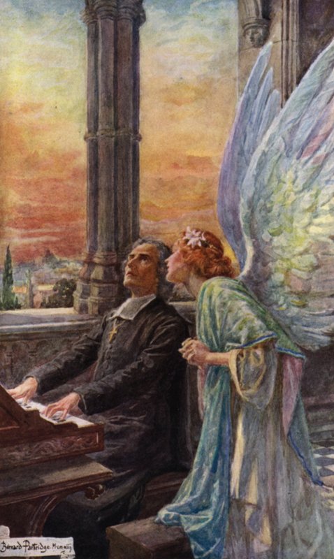 Scène de Abt Vogler par Robert Browning - Bernard Partridge