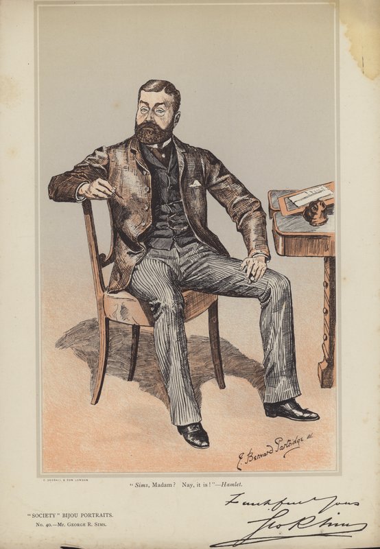M. George R. Sims - Bernard Partridge