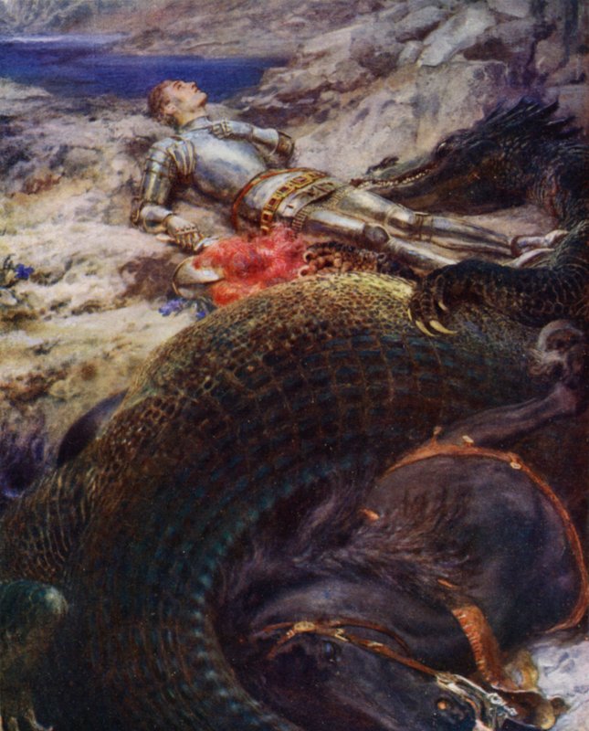 Saint Georges et le Dragon - Briton Riviere