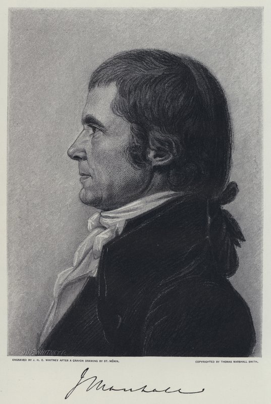 Juge en chef Marshall - C.B.J.F. de (after) Saint Memin