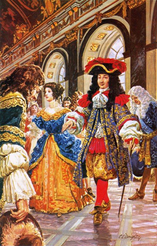 La cour de France à Versailles - C.L. Doughty